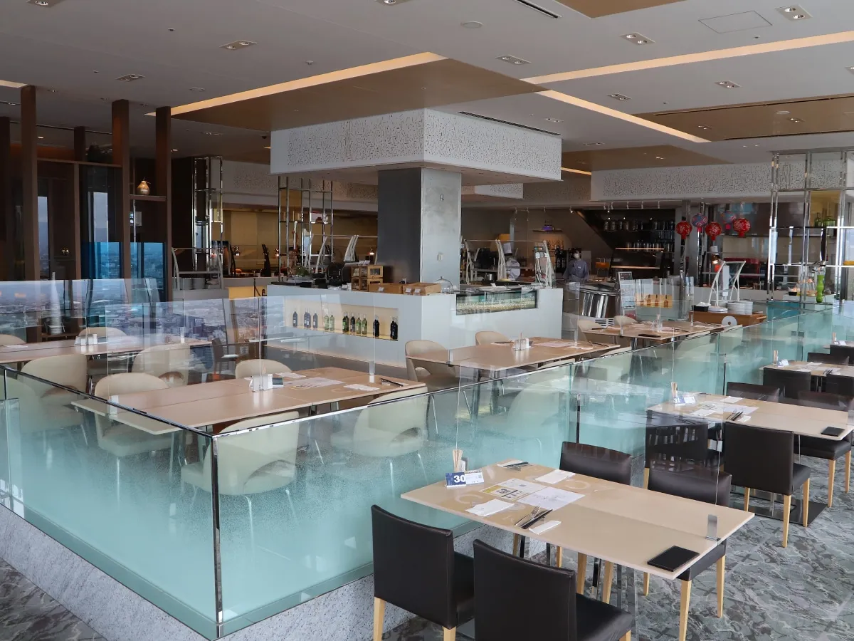 あべのハルカス 大阪マリオット都ホテル レストランCOOKA フラッシュモブパフォーマンス